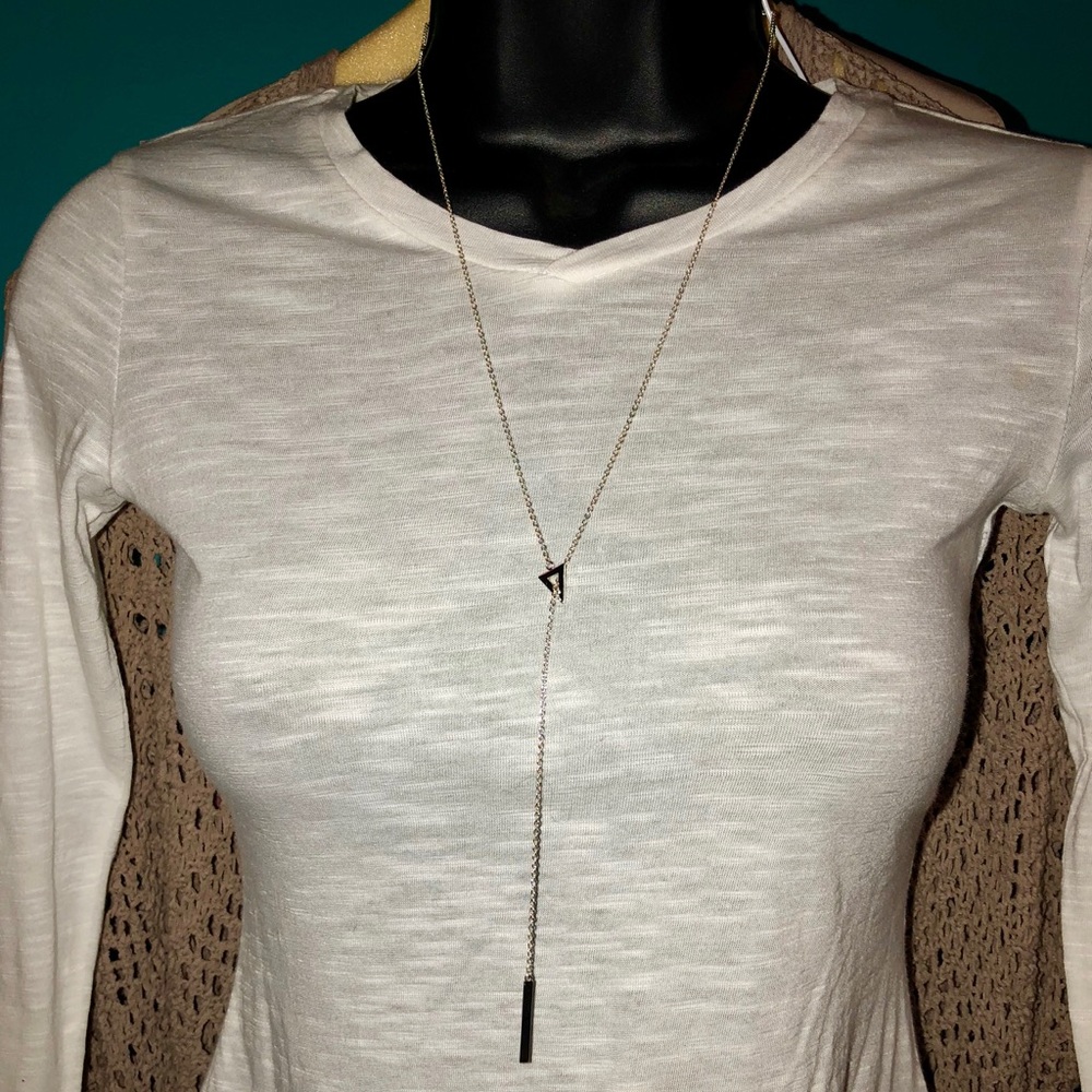 Stella & Dot Silver slide Necklace